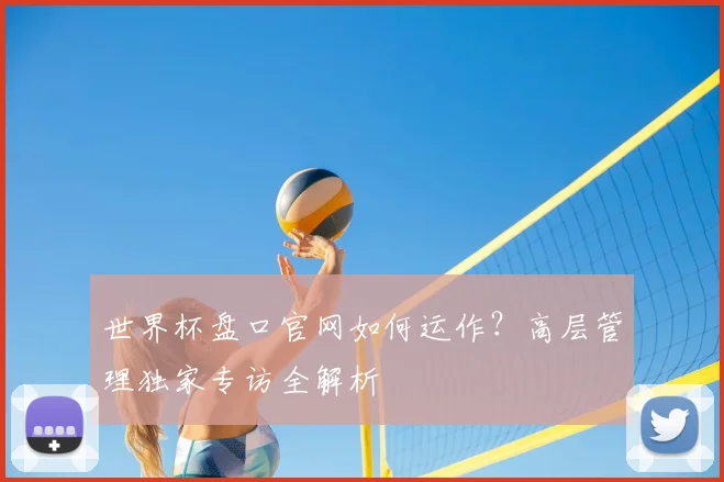 世界杯盘口官网如何运作?高层管理独家专访全解析